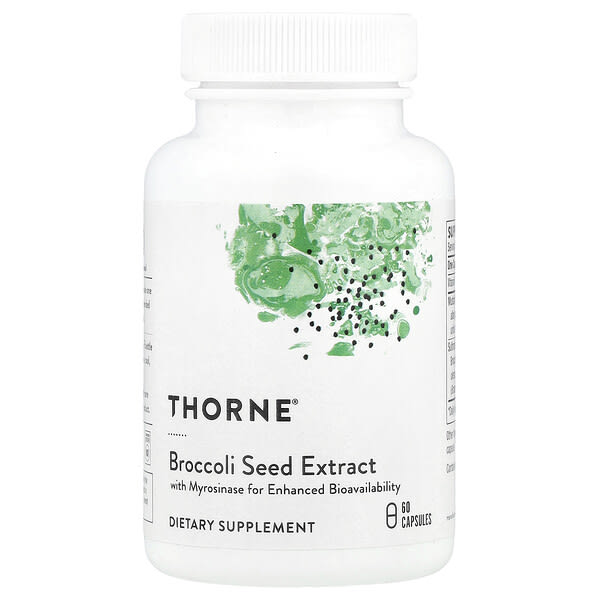 Thorne, Broccoli Seed Extract, 60 капсул
