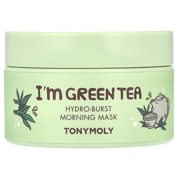 TonyMoly, I'm Ногоон цай, Hydro-Burst Morning Beauty Mask, 3.52 oz (100 g)
