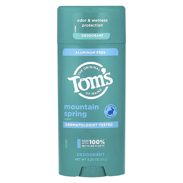Tom's of Maine, Aluminum Free Deodorant, Mountain Spring, 3.25 oz (92 g)