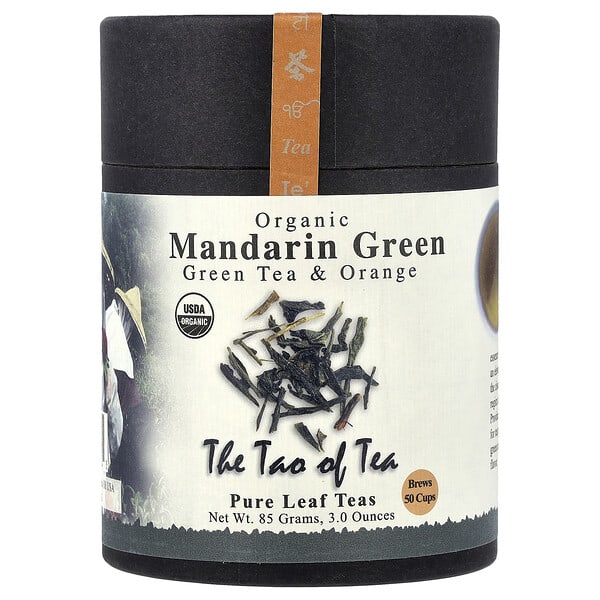 The Tao of Tea, Organic Green Tea & Orange, Mandarin Green, 3 oz (85 g)