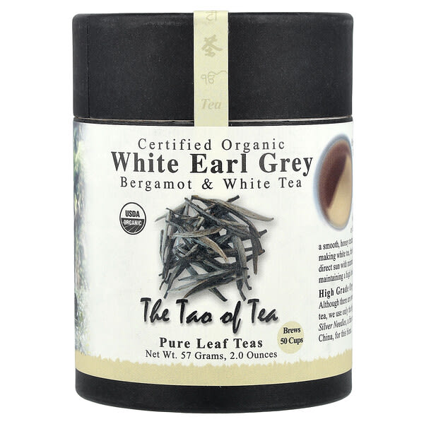 The Tao of Tea, Certified Organic Bergamot & White Tea, White Earl Grey, 2 oz (57 g)
