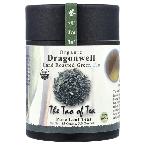 The Tao of Tea, Organic Hand Roasted Green Tea, Dragonwell, 3 oz (85 g)