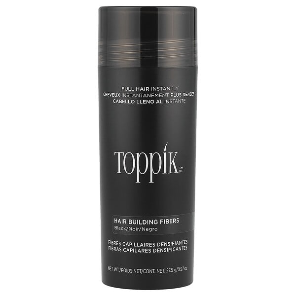 Toppik, Hair Building Fibers, Black, 0.97 oz (27.5 g)