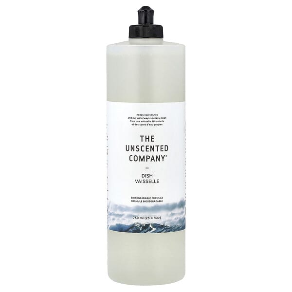 The Unscented Company, Dish Soap, Fragrance Free, 25.4 fl oz (750 ml)