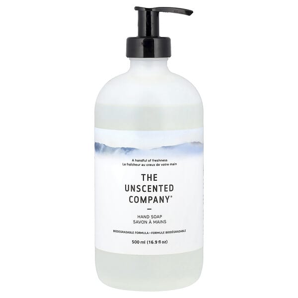 The Unscented Company, Hand Soap, Fragrance Free, 16.9 fl oz (500 ml)