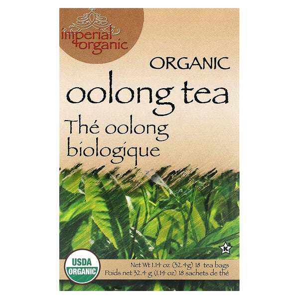 Uncle Lee's Tea, Imperial Organic, Oolong Tea, 18 Tea Bags, 1.14 oz (32.4 g)