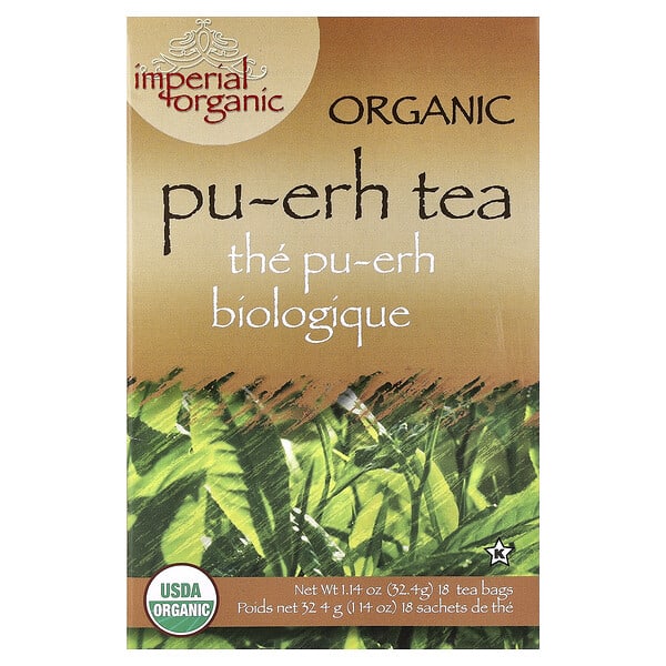 Uncle Lee's Tea, Imperial Organic, Pu-erh Tea, 18 Tea Bags, 1.14 oz (32.4 g)