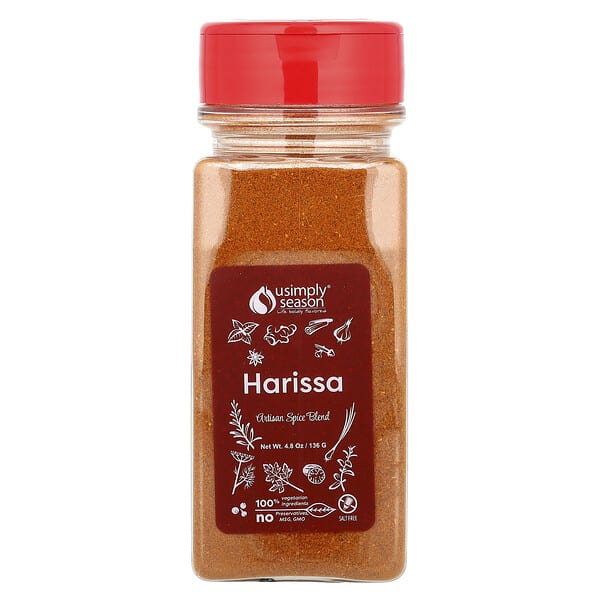 USimplySeason, Artisan Spice Blend, Harissa, 4.8 oz (136 g) (Discontinued Item)
