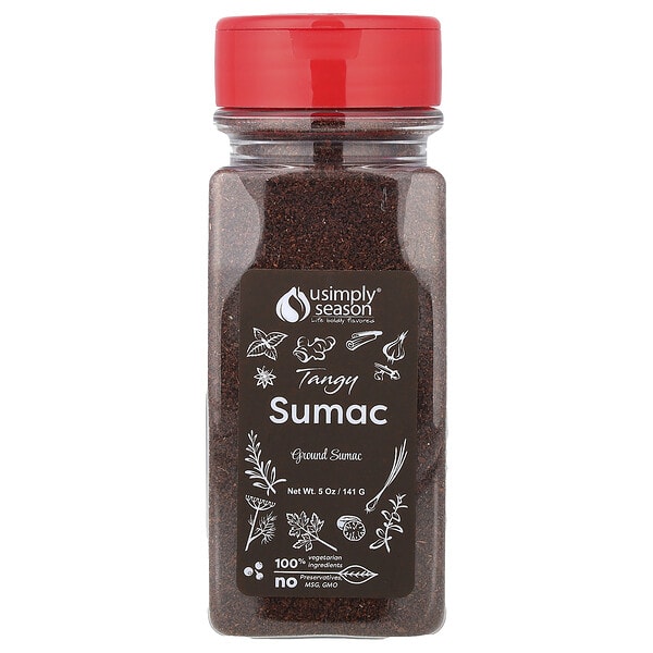 USimplySeason, Tangy Sumac, Ground, 5 oz (141 g) (Discontinued Item)