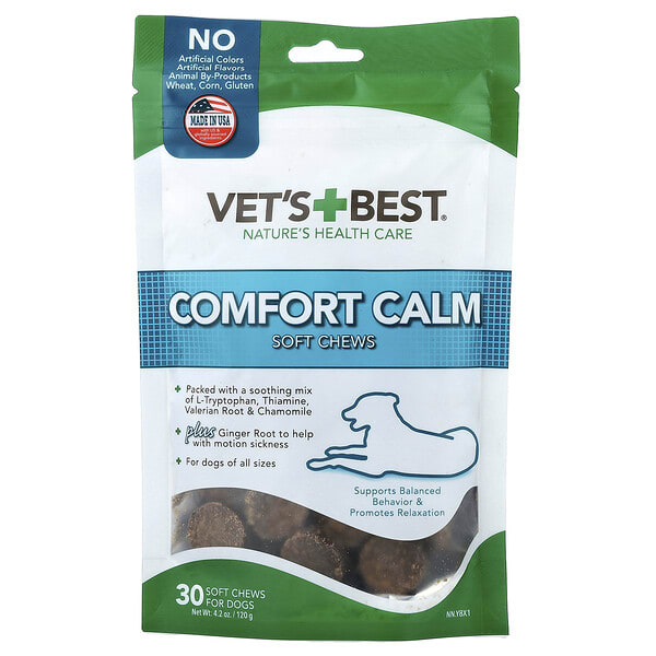Vet's Best, Comfort Calm Soft Chews, For Dogs, All Sizes, 30 Soft Chews, 4.2 oz (120 g)
