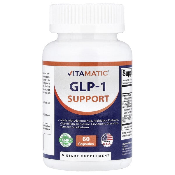 Vitamatic, GLP-1 Support, 60 капсул