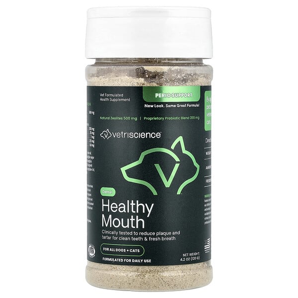VetriScience, Healthy Mouth, For All Dogs + Cats, 4.2 oz (120 g)