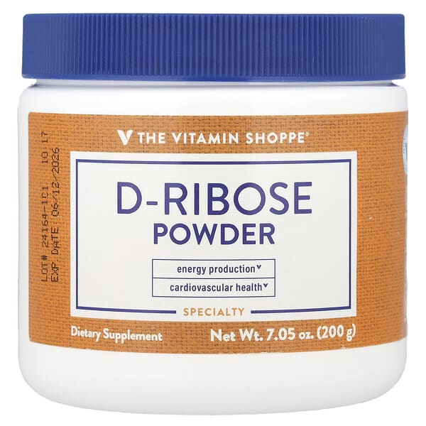 The Витамин Shoppe, D-Ribose нунтаг , 7.05 oz (200 g)