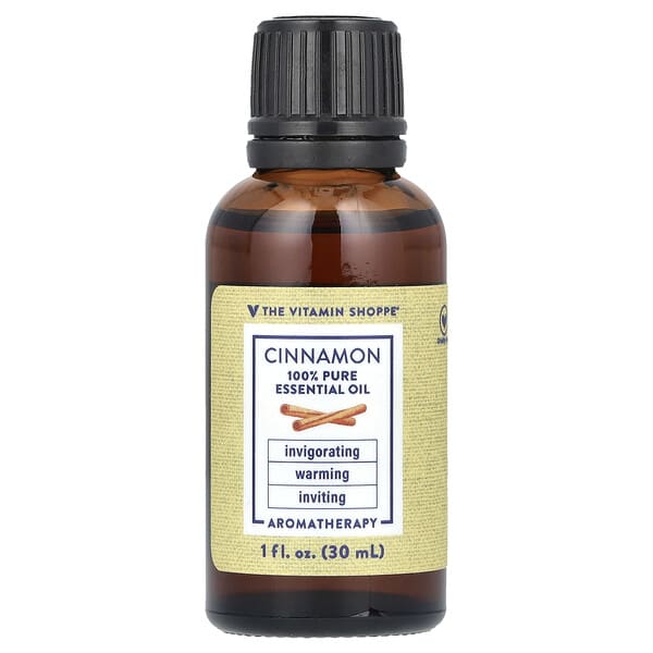 The Витамин Shoppe, 100% цэвэр Essential Oil, Cinnamon, 1 fl oz (30 ml)