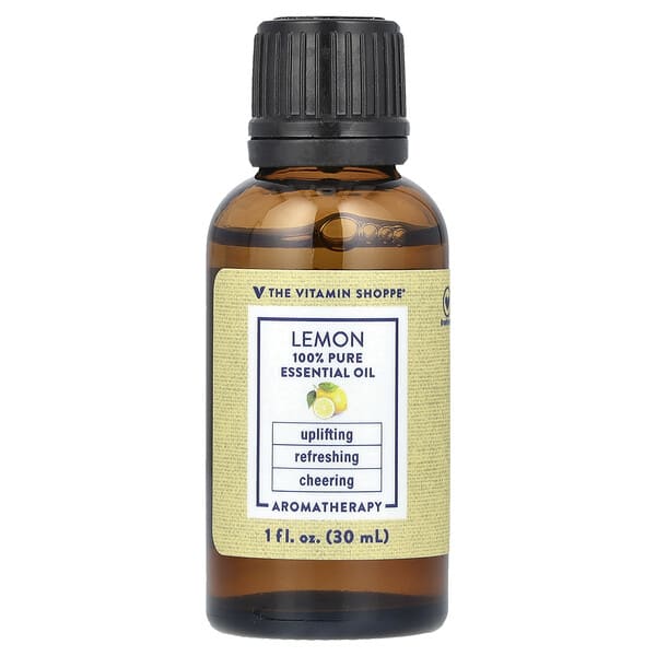 The Витамин Shoppe, 100% цэвэр Essential Oil, Lemon, 1 fl oz (30 ml)