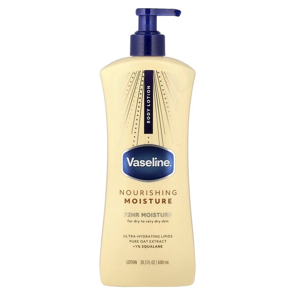 Vaseline, Nourishing Moisture Body Lotion, For Dry to Very Dry Skin, 20.3 fl oz (600 ml)