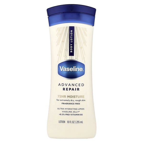 Vaseline, Advanced Repair, Body Lotion, Fragrance Free, 10 fl oz (295 ml)