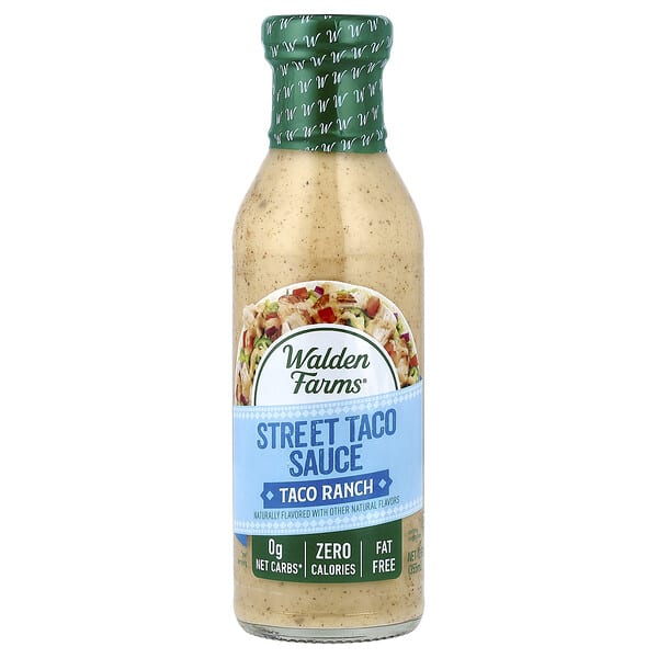Walden Farms, Street Taco Sauce, Taco Ranch, 12 fl oz (355 ml)