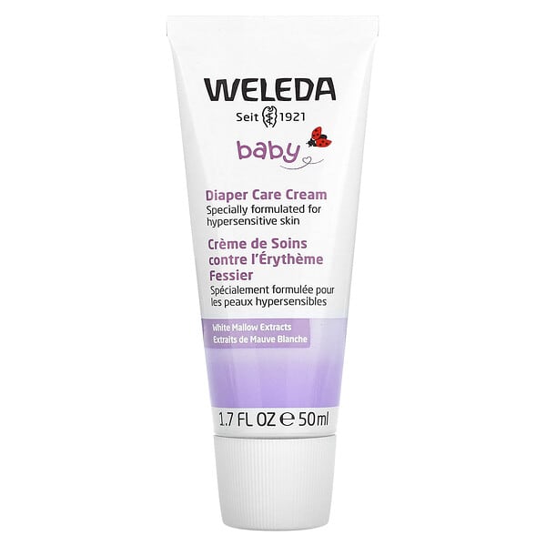 Weleda, Нярайн, Diaper Care Cream, White Mallow Extracts, 1.7 fl oz (50 ml)