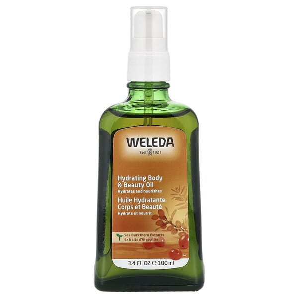 Weleda, Hydrating Body & Beauty Oil, Sea Buckthorn Extracts, 3.4 fl oz (100 ml)
