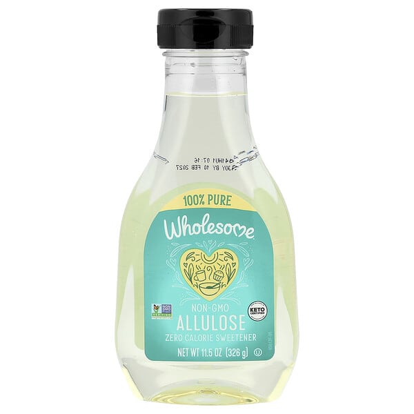 Wholesome Sweeteners, Allulose, Zero Calorie Liquid Sweetener, 11.5 oz (326 g)