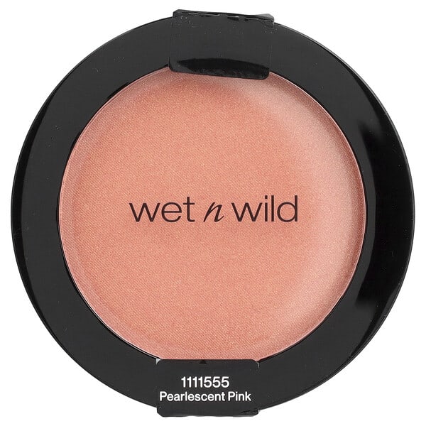 wet n wild, Color Icon, Blush, 1111555 Pearlescent Pink, 0.15 oz (4.5 g) (Discontinued Item)