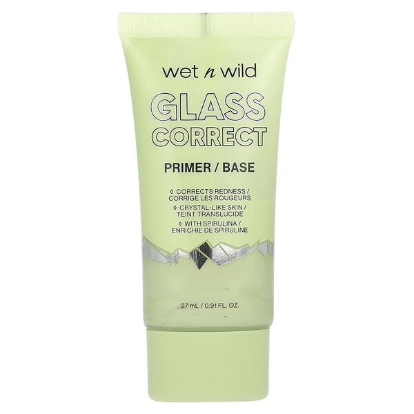 wet n wild, Glass Correct Primer, 1111912 Green, 0.91 fl oz (27 ml) (Discontinued Item)