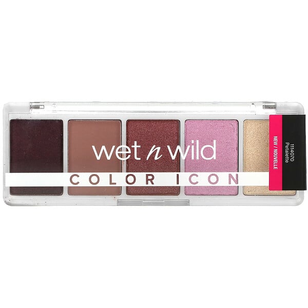 wet n wild, Color Icon, 5-Pan Shadow Palette, 1114070 Petalette, 0.21 oz (6 g) (Discontinued Item)