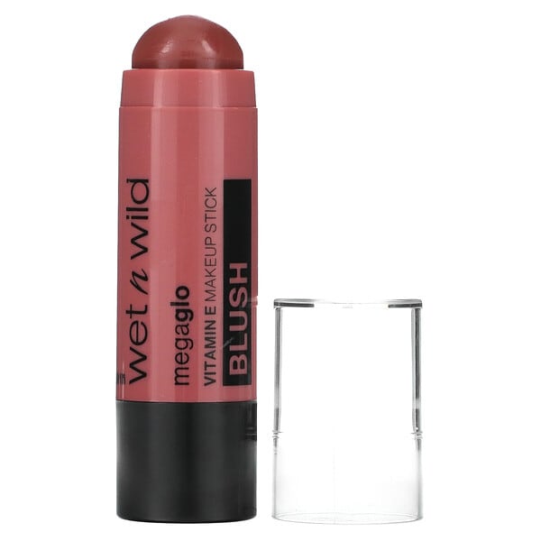 wet n wild, MegaGlo, Vitamin E Makeup Stick, Blush, 1115047 Say It Ain't Rose, 0.21 oz (6 g) (Discontinued Item)