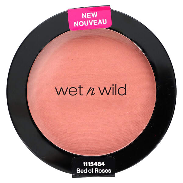 wet n wild, Color Icon, Blush, 115484 Bed of Roses, 0.21 oz (6 g) (Discontinued Item)
