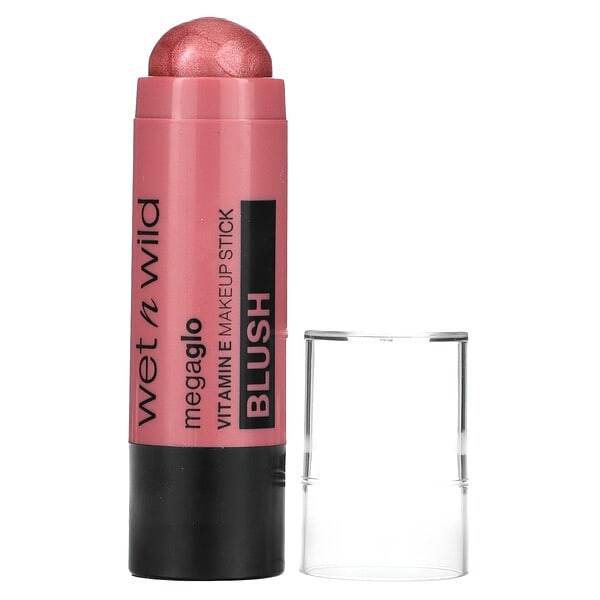 wet n wild, MegaGlo, Vitamin E Makeup Stick, Blush, 1115544 Dusty Pink, 0.21 oz (6 g) (Discontinued Item)