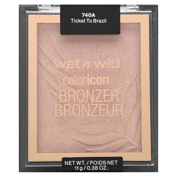 wet n wild, Color Icon, Bronzer, 740A Ticket to Brazil, 0.38 oz (11 g) (Discontinued Item)