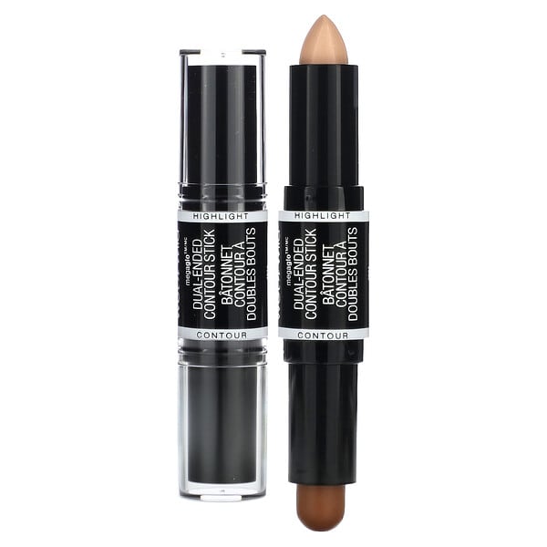 wet n wild, MegaGlo, Dual-Ended Contour Stick, Medium/Tan, 0.28 oz (8 g)