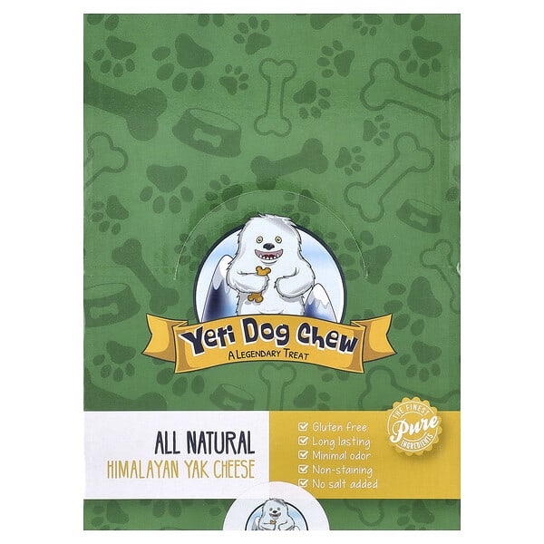 Yeti Dog Chew, Himalayan Yak Cheese, For Dogs, XLarge, 3 lbs (Discontinued Item)
