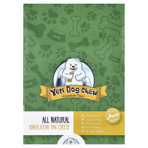 Yeti Dog Chew, Himalayan Yak Cheese, For Dogs, Coconut, 3 фунт