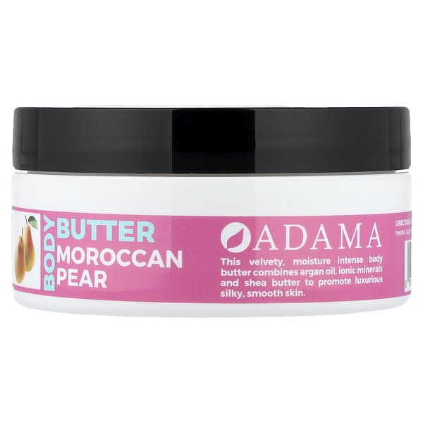 Zion Health, Adama, Body Butter with Argan Oil, Moroccan Pear, 4 oz (118 g) (Discontinued Item)