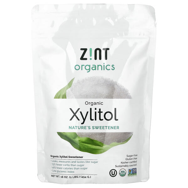 Zint, Organic Xylitol Sweetener, 16 oz (454 g)