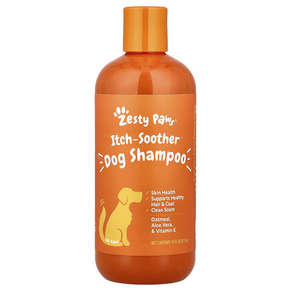 Zesty Paws, Itch-Soother™ Dog Shampoo, All Ages, Clean, 16 fl oz (473 ml)