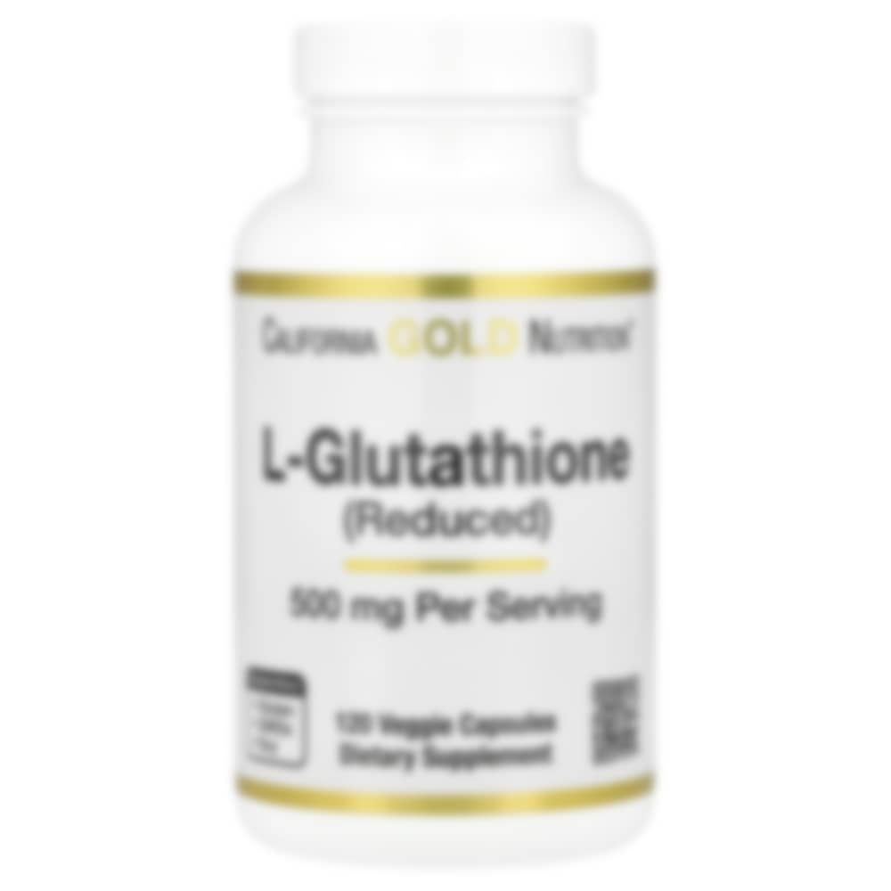 California Gold Nutrition L-Glutathione, 500 mg, 120 Capsules