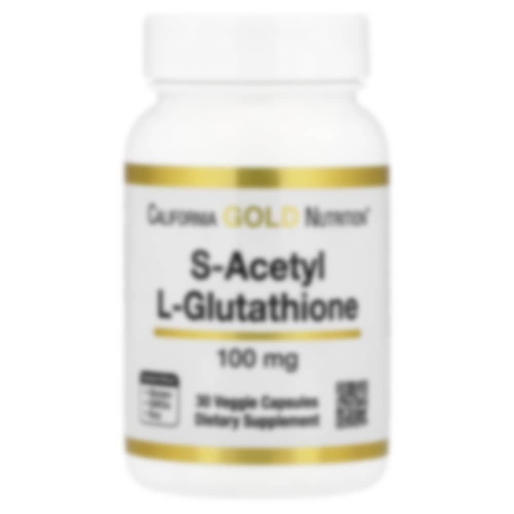 California Gold Nutrition, S-Acetyl L-Glutathione, 100 mg, 30 Veggie Capsules