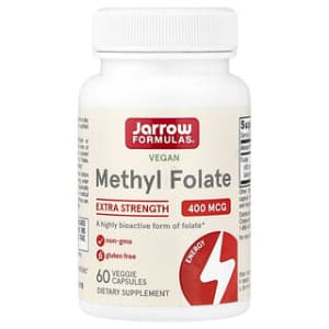 Jarrow Formulas Vegan Methyl Folate 400 mcg