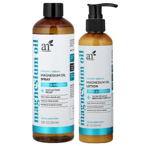 artnaturals магниевое масло спрей и лосьон набор