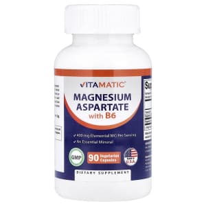 Vitamatic аспартат магния с B6 90 капсул