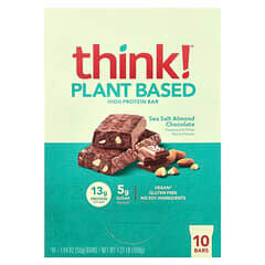 Think! Plant-Based シーソルトアーモンドチョコレート10本入り