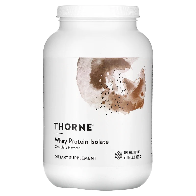 Proteína Whey Isolate, Chocolate, 906 g, Thorne