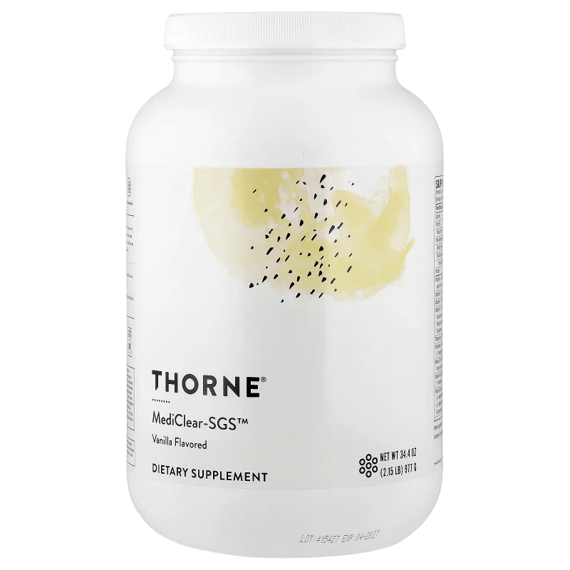 MediClear-SGS, Vainilla, 977 g, Thorne