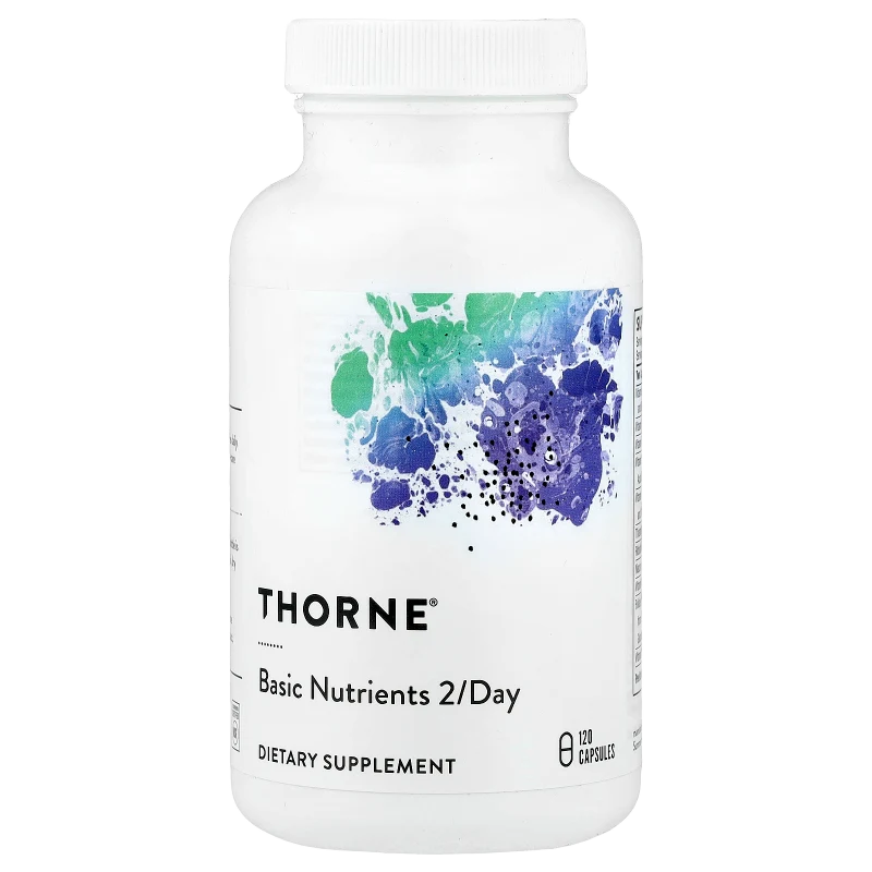 Multivitamínico Basic Nutrients 2/Day, 120 Cápsulas, Thorne