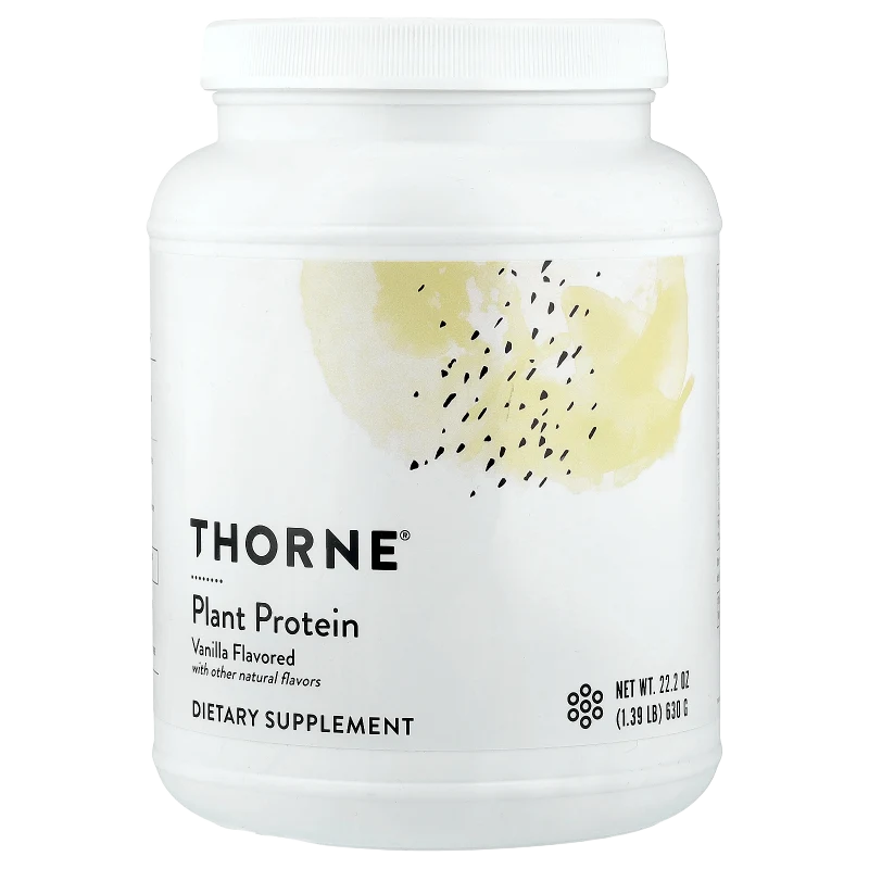 Plant Protein, Vainilla, 630 g, Thorne