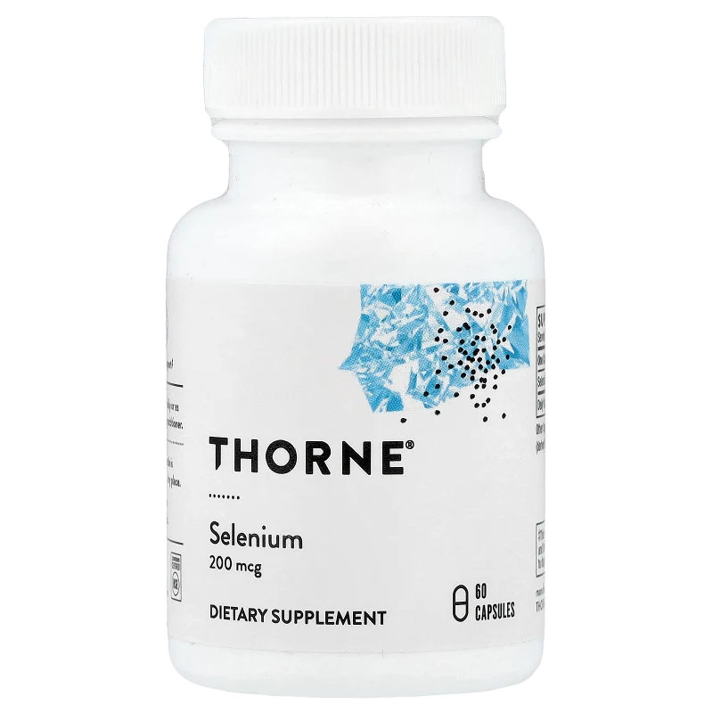 Selenio (L-Selenometionina), 200 mcg, 60 Capsulas, Thorne