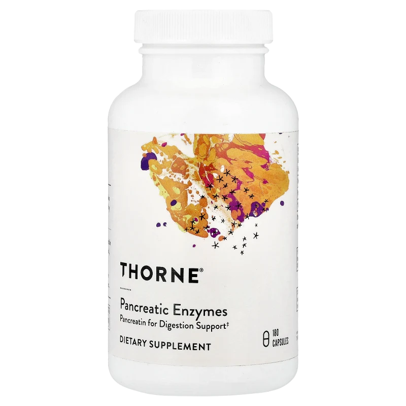 Enzimas Pancreáticas, 500 mg, 180 Cápsulas, Thorne